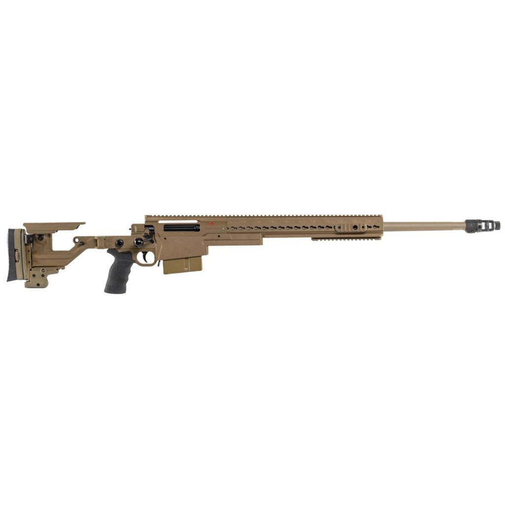 sniper RIFLE 300 WIN MAG ACCURACY INTL AXMC FDE 26 IN WITH TACTICAL BRAKE